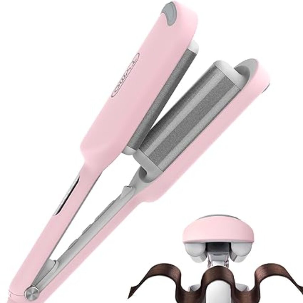 Pink Hair Waver Styling Iron - TYMO